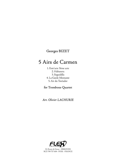 5 Airs from Carmen