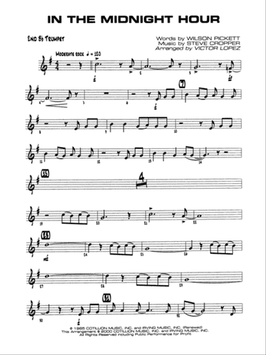 In the Midnight Hour: 2nd B-flat Trumpet