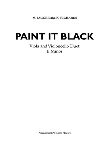 Paint It, Black