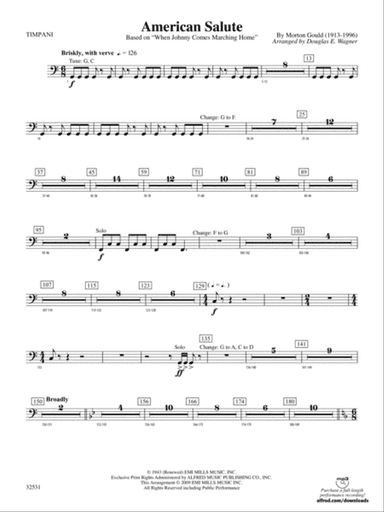 American Salute: Timpani