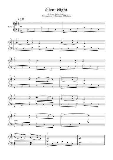 Silent Night (Stille Nacht)