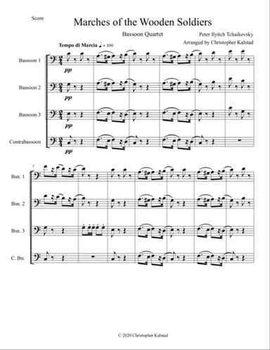 Marches of the Wooden Soldiers (Bassoon Quartet)