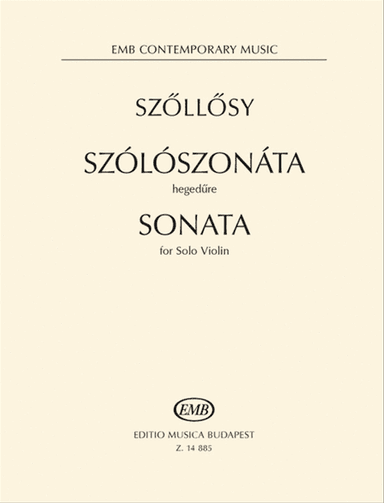 Sonata for Solo Violin (1947)