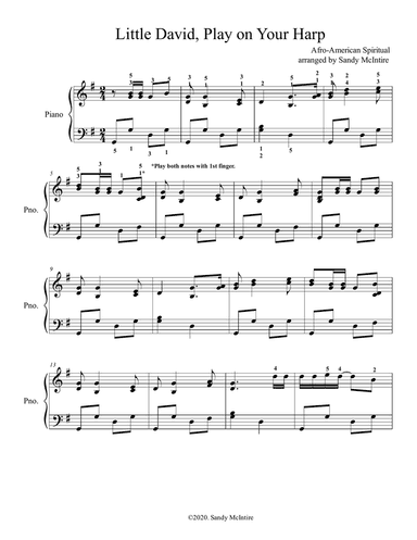 Little David, Play On Your Harp