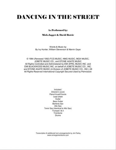 Dancing In The Street