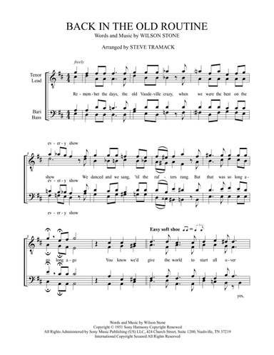 Back In The Old Routine