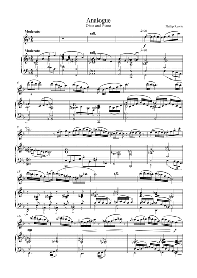 Analogue - Oboe Solo