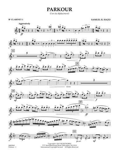 Parkour - Bb Clarinet 1