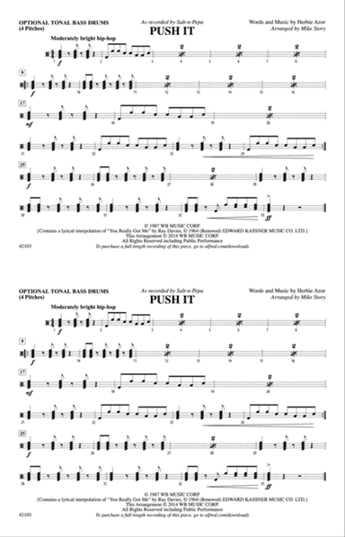 Push It: Tonal Bass Drum