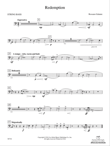 Redemption: (wp) String Bass