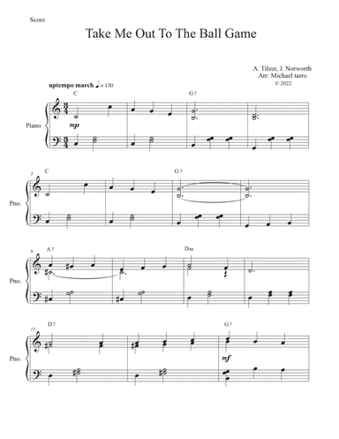 Take Me Out To the Ball Game