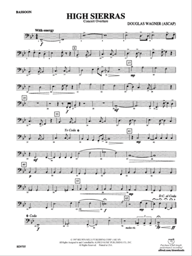 High Sierras: Bassoon