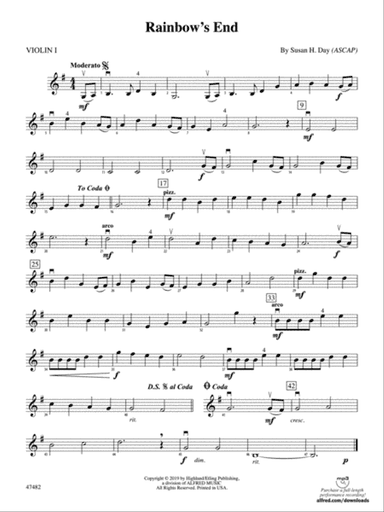 Rainbow's End: 1st Violin