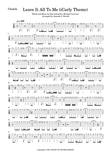 Leave It All To Me (icarly Theme)