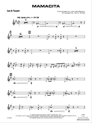 Mamacita: 2nd B-flat Trumpet