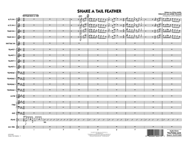 Shake a Tail Feather (arr. John Wasson) - Conductor Score (Full Score)