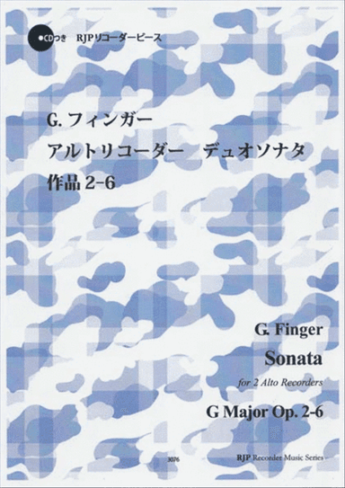 Sonata for 2 Alto Recorders G Major, Op. 2-6