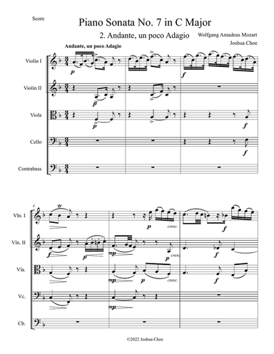Piano Sonata No. 7 in C Major, Movement 2