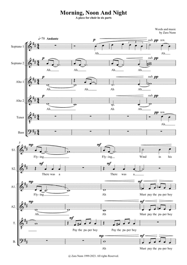 Morning, Noon And Night