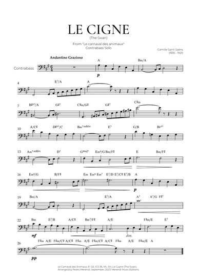 The Swan (Contrabass Solo) - Saint Saens