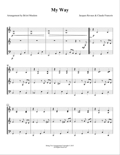 My Way (sung by Sinatra, Elvis, et al)