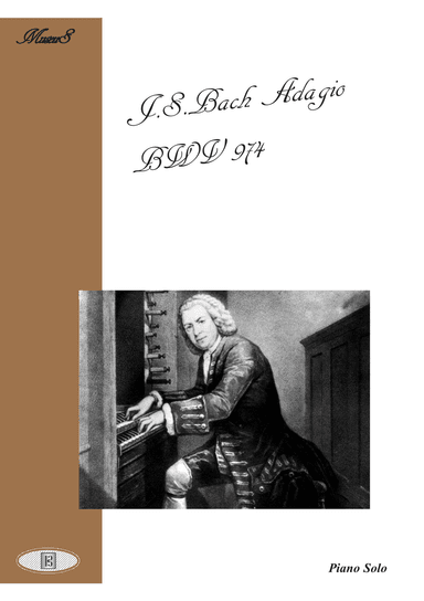 J.S.Bach Adagio BWV 974 for Piano