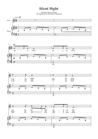 Stille Nacht (german lyrics)
