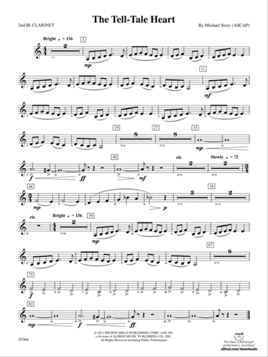 The Tell-Tale Heart: 2nd B-flat Clarinet