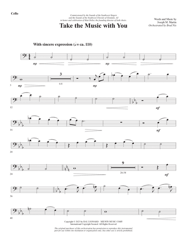 Take the Music with You - Cello