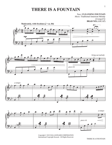 There Is A Fountain (arr. Brad Nix)