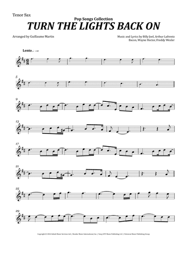 Turn The Lights Back On