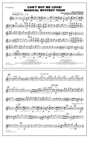 Can't Buy Me Love/Magical Mystery Tour (arr. Richard L. Saucedo) - Eb Alto Sax