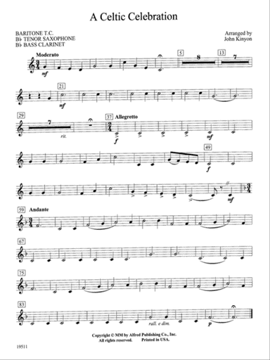 A Celtic Celebration: Baritone T.C.
