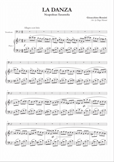 La Danza (Neapolitan Tarantella) for Trombone and Piano