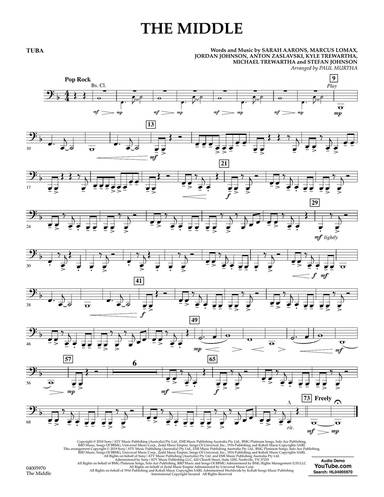 The Middle (arr. Paul Murtha) - Tuba