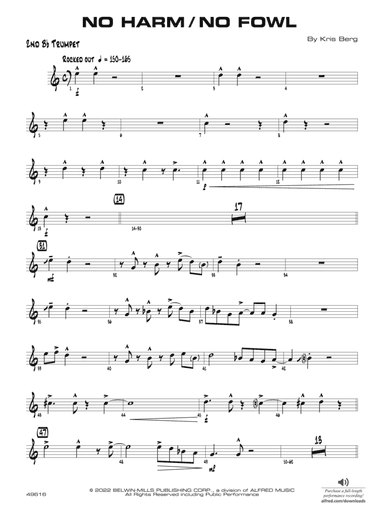 No Harm / No Fowl: 2nd B-flat Trumpet