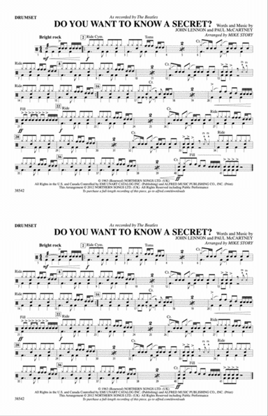Do You Want to Know a Secret?: Drumset