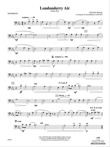 Londonderry Air: 1st Trombone