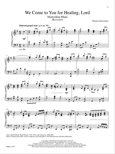 We Come to You for Healing, Lord (Martyrdom Blues) (Downloadable)