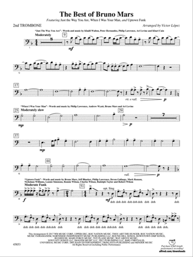 The Best of Bruno Mars: 2nd Trombone