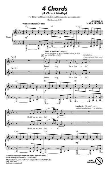 4 Chords (A Choral Medley)