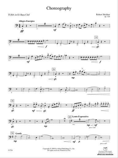 Choreography: (wp) E-flat Tuba B.C.