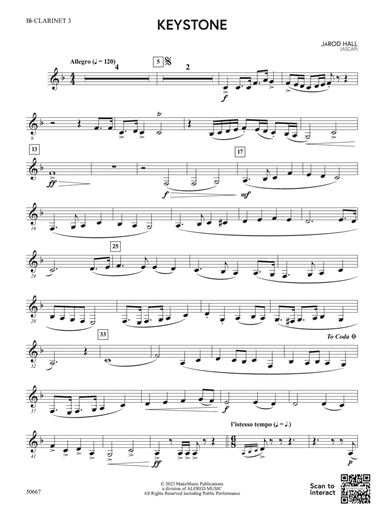 Keystone: 3rd B-flat Clarinet
