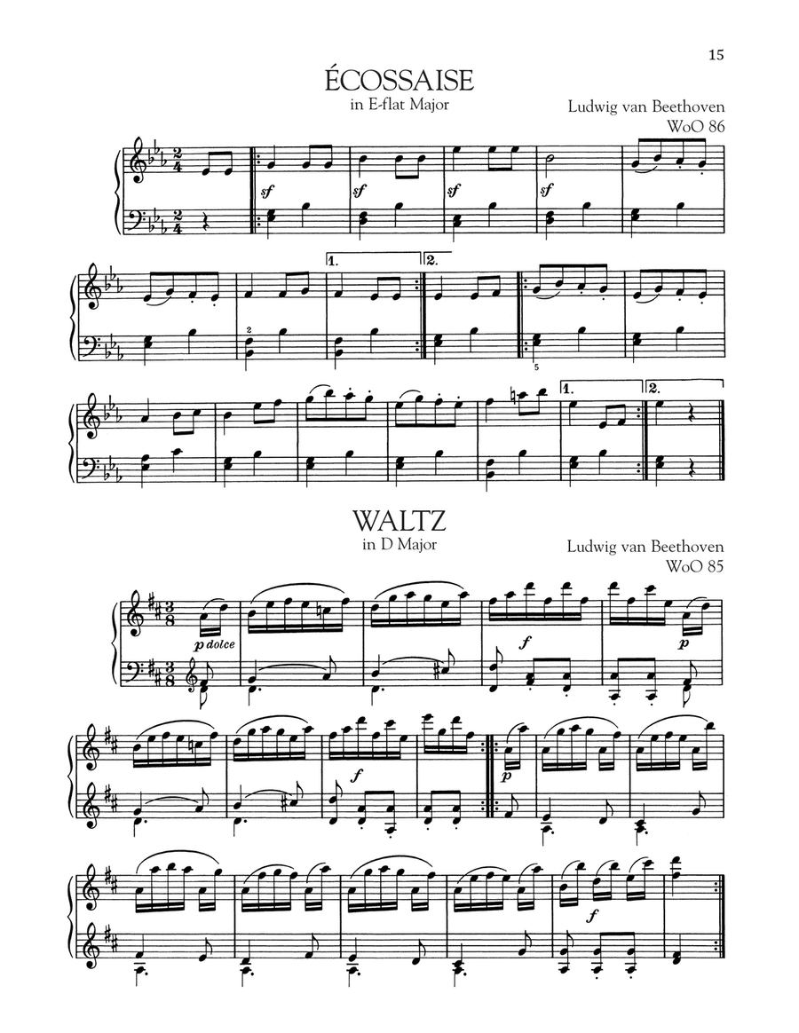 Ecossaise In E-Flat Major, WoO 86