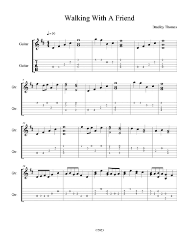 Walking With A Friend