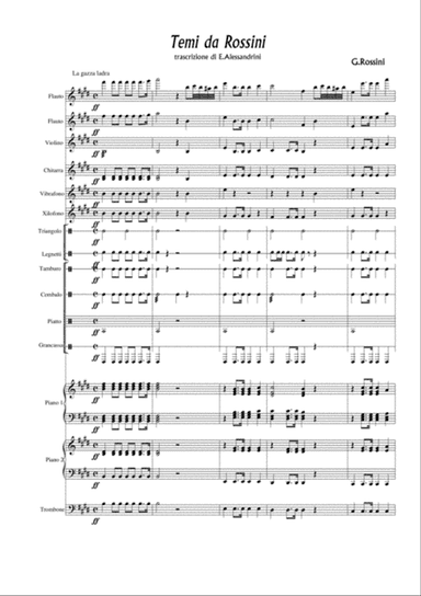 Themes from Rossini (Gazza ladra, G.Tell, Barbiere di Siviglia)