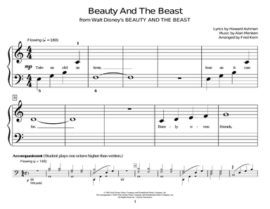 Beauty And The Beast (arr. Fred Kern)