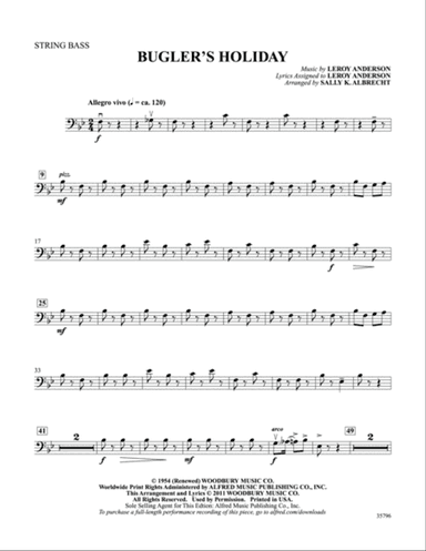 Bugler's Holiday: String Bass