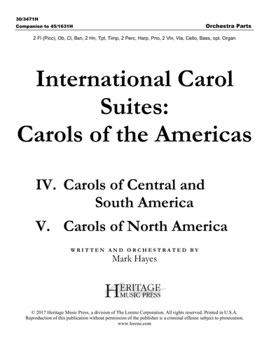 International Carol Suites: Carols of the Americas - Set of Parts