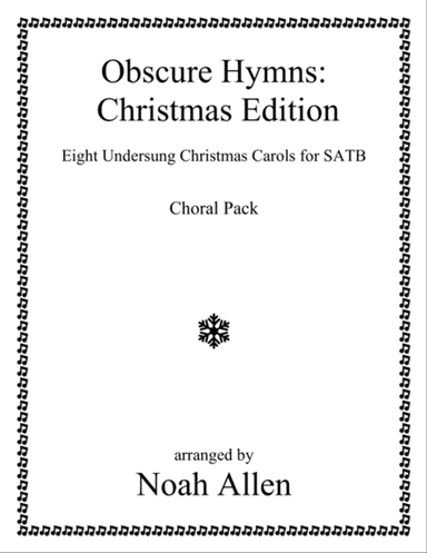 Obscure Hymns: Christmas Edition (Choir Pack)